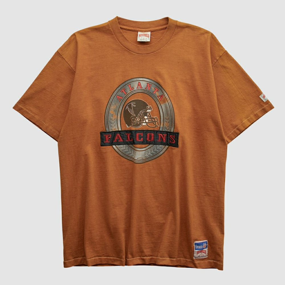 Atlanta Falcons Nutmeg Mills 90s T-shirt - Clay Vintage outlet