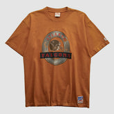 Atlanta Falcons Nutmeg Mills 90s T-shirt - Clay Vintage outlet