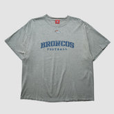 Denver Broncos NFL 2000s T-shirt - Heather Gray Vintage cheap