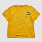 Pittsburgh Pirates Majestic 2000s T-shirt - Yellow Vintage