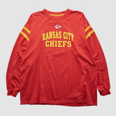 Kansas City Chiefs NFL 2000s Long Sleeve T-shirt - Red Vintage online