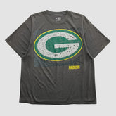 Green Bay Packers NFL 2010s T-shirt - Dark Heather Gray Vintage discount