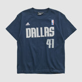 Dallas Mavericks 2010s T-shirt sale - Navy Vintage | Adidas cheap