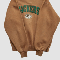 Green Bay Packers Starter 90s Pullover Sweatshirt - Clay Vintage on sale
