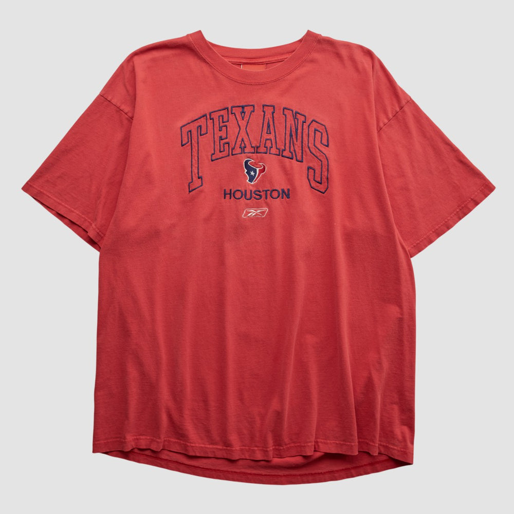 Houston Texans Reebok 2000s T-shirt - Red Vintage sale