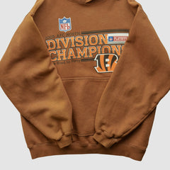 Cincinnati Bengals 2005 Hooded Pullover Sweatshirt - Clay Vintage for sale