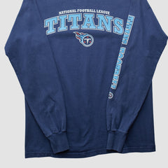 Tennessee Titans NFL 2000s Long Sleeve T-shirt - Navy Vintage on sale