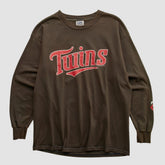 Minnesota Twins Lee Sport 2004 Long Sleeve T-shirt - Brown Vintage