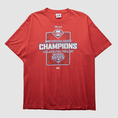Philadelphia Phillies Majestic 2009 T-shirt - Red Vintage
