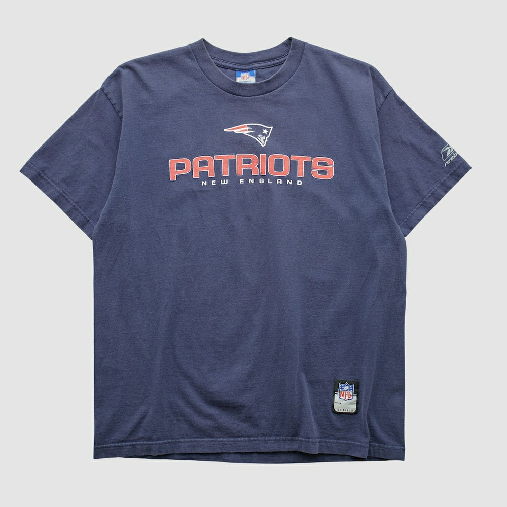 New England Patriots Reebok 2000s T-shirt - Navy Vintage discount