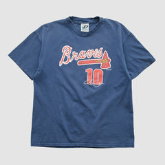 Atlanta Braves Dynasty T-shirt - Navy Vintage