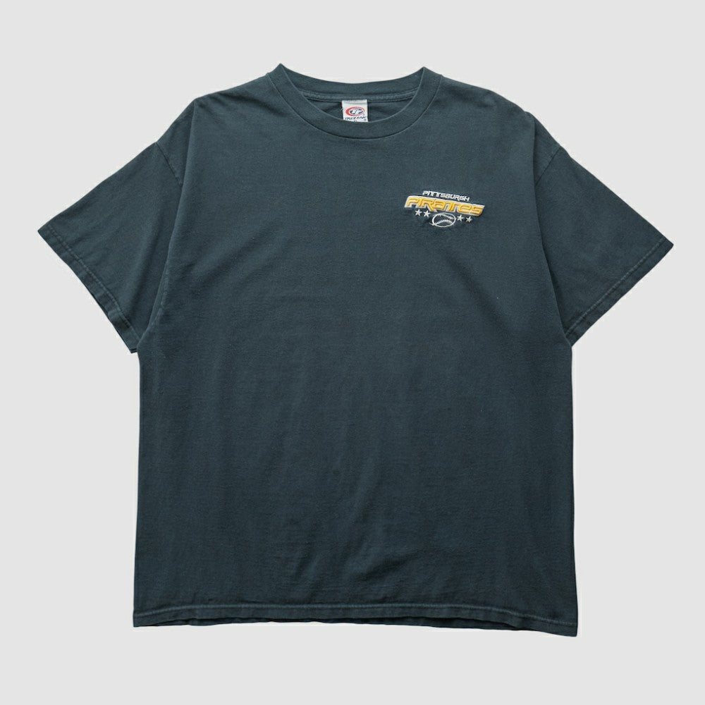 Pittsburgh Pirates True Fan 2000s T-shirt - Black Vintage