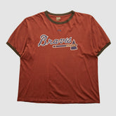 Atlanta Braves 2000s T-shirt - Red Vintage