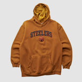 Pittsburgh Steelers NFL 2000s Hooded Pullover Sweatshirt - Clay Vintage on sale