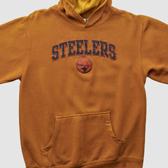 Pittsburgh Steelers NFL 2000s Hooded Pullover Sweatshirt - Clay Vintage on sale