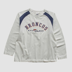 Denver Broncos CSA 90s Long Sleeve T-shirt - White Vintage outlet