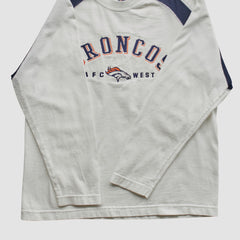Denver Broncos CSA 90s Long Sleeve T-shirt - White Vintage outlet
