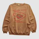 Kansas City Chiefs Pullover Sweatshirt - Clay Vintage on sale