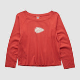 Kansas City Chiefs NFL 2000s Long Sleeve T-shirt - Red Vintage on sale