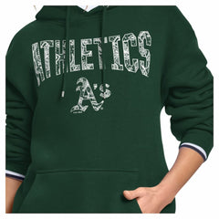 Athletics Starter Women's Lace Team Lockup Fleece Hoodie - Green