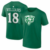 Caleb Williams Chicago Bears St. Patrick's Day Icon Name & Number T-Shirt - Green sale