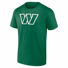 Jayden Daniels Washington Commanders St. Patrick's Day Icon Name & Number T-Shirt - Green discount