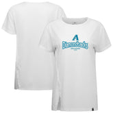 Arizona Diamondbacks Levelwear Women's Blue Haven Influx Cornerstone T-Shirt - White