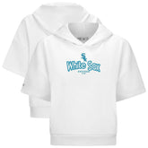 Chicago White Sox Levelwear Women's Amber Short Sleeve Cornerstone Hoodie - White