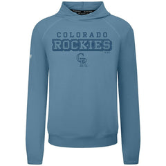 Colorado Rockies Levelwear Mandate Tri-Blend Hoodie - Blue