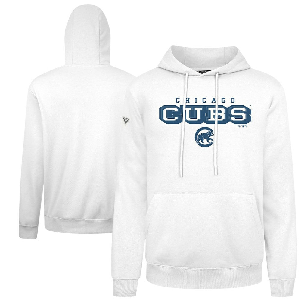 Chicago Cubs Levelwear Podium Hoodie - White