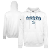 Milwaukee Brewers Levelwear Podium Hoodie - White