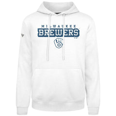 Milwaukee Brewers Levelwear Podium Hoodie - White