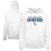 Colorado Rockies Levelwear Podium Hoodie - White