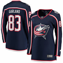 Conor Garland Columbus Blue Jackets Indiana Women's Home Breakaway Jersey Navy