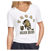 Vegas Golden Knights Starter Women's Tough Puck T-Shirt White