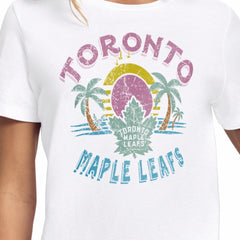 Toronto Maple Leafs Starter Women's Tonal Beach T-Shirt White