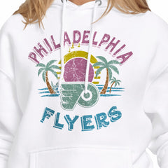 Philadelphia Flyers Starter Women's Tonal Beach Hoodie White