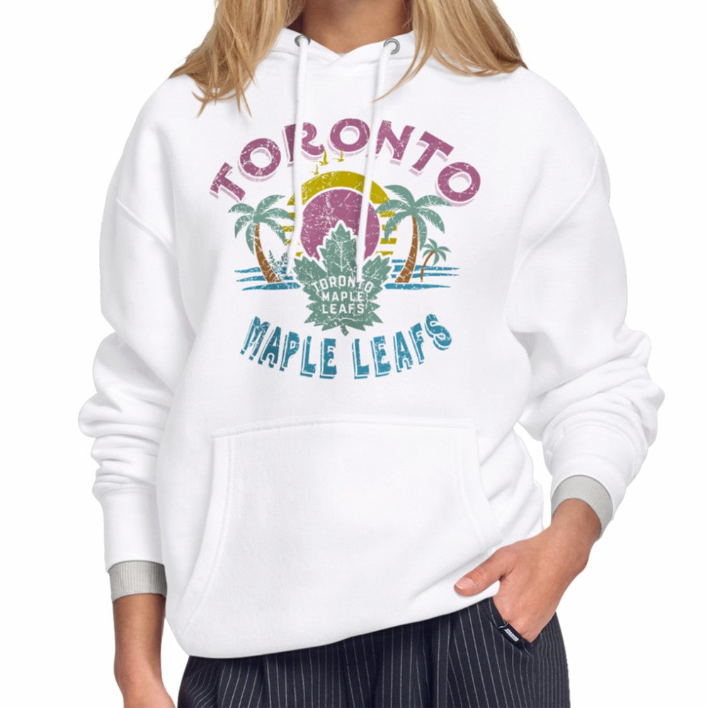 Toronto Maple Leafs Starter Women's Tonal Beach Hoodie White