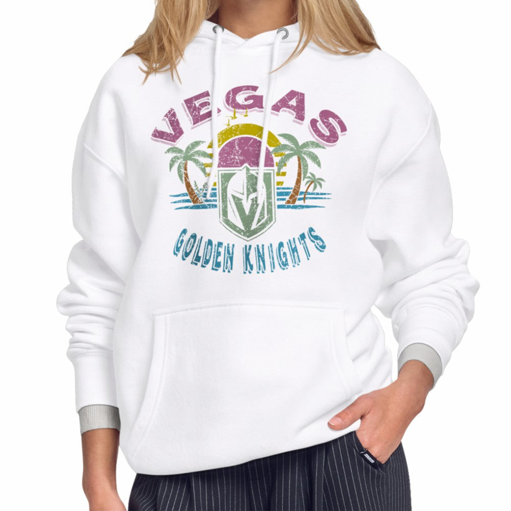 Vegas Golden Knights Starter Women's Tonal Beach Hoodie White