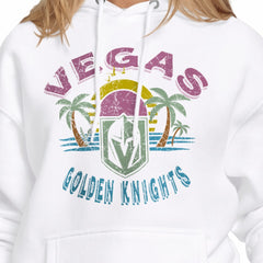 Vegas Golden Knights Starter Women's Tonal Beach Hoodie White