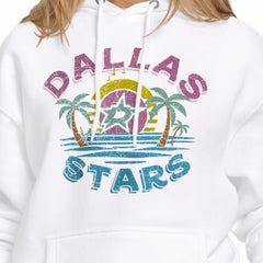 Dallas Stars Starter Women's Tonal Beach Hoodie White