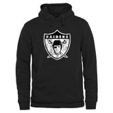 Las Vegas Raiders Throwback Logo Pullover Hoodie - Black on sale