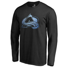 Colorado Avalanche Pond Hockey Long Sleeve T-Shirt Black