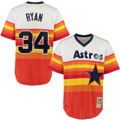 Nolan Ryan Houston Astros Throwback Authentic Jersey - White | Mitchell & Ness