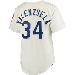 Fernando Valenzuela Los Angeles Dodgers Authentic Jersey - White | Mitchell & Ness