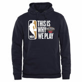 New Orleans Pelicans This Is Why We Play Pullover Hoodie - Navy shop
