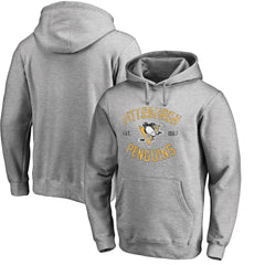 Pittsburgh Penguins Heritage Pullover Hoodie Ash