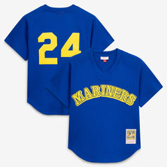 Ken Griffey Jr. Seattle Mariners Authentic Batting Practice Jersey - Royal | Mitchell & Ness
