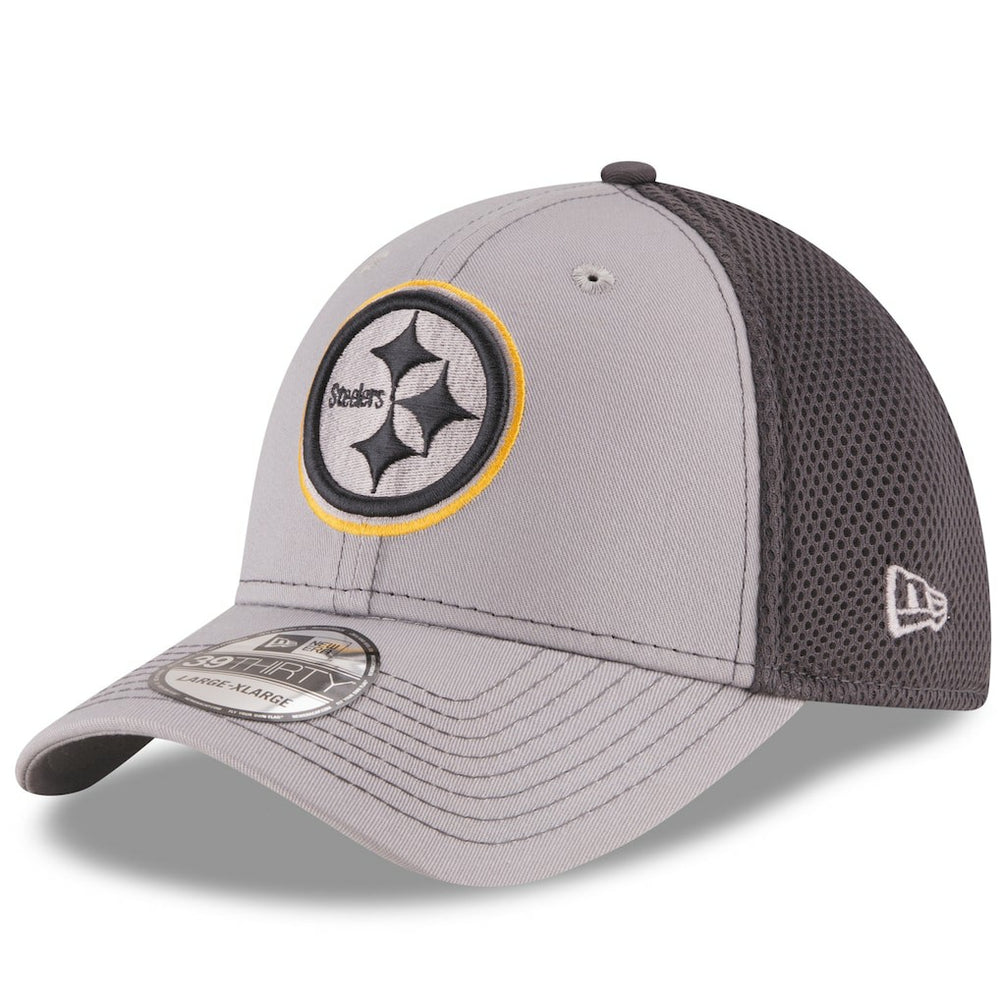 Pittsburgh Steelers New Era Grayed Out Neo 2 39THIRTY Flex Hat - Gray/Graphite online