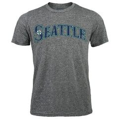 Hisashi Iwakuma Seattle Mariners Majestic Threads Premium Tri-Blend Name & Number T-Shirt - Gray